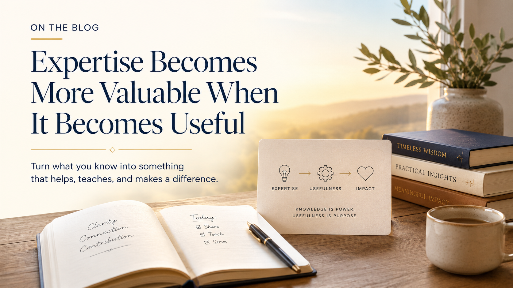 Why Expertise Becomes More Valuable When You Share It