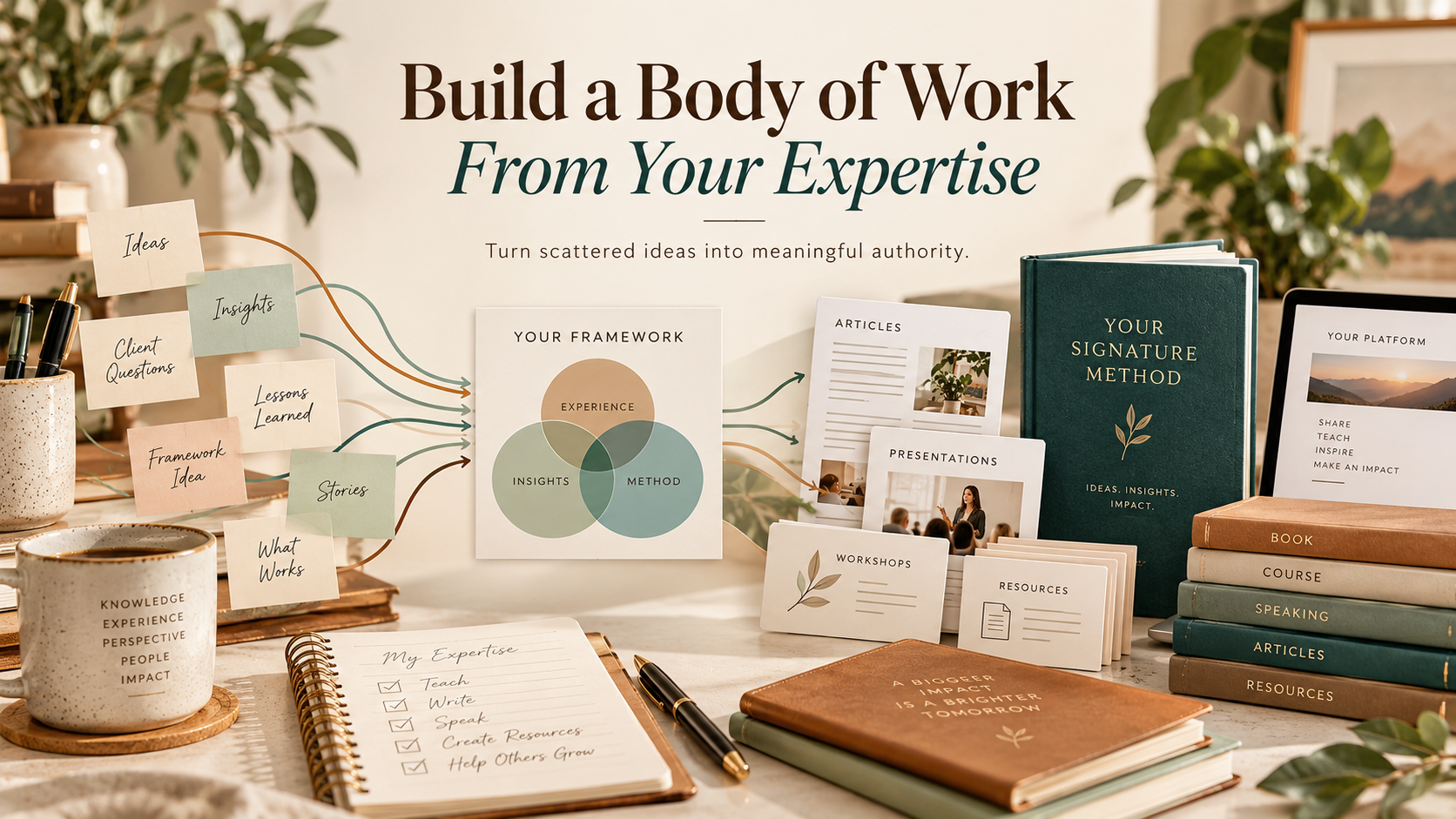 How to Build a Body of Work From Your Expertise