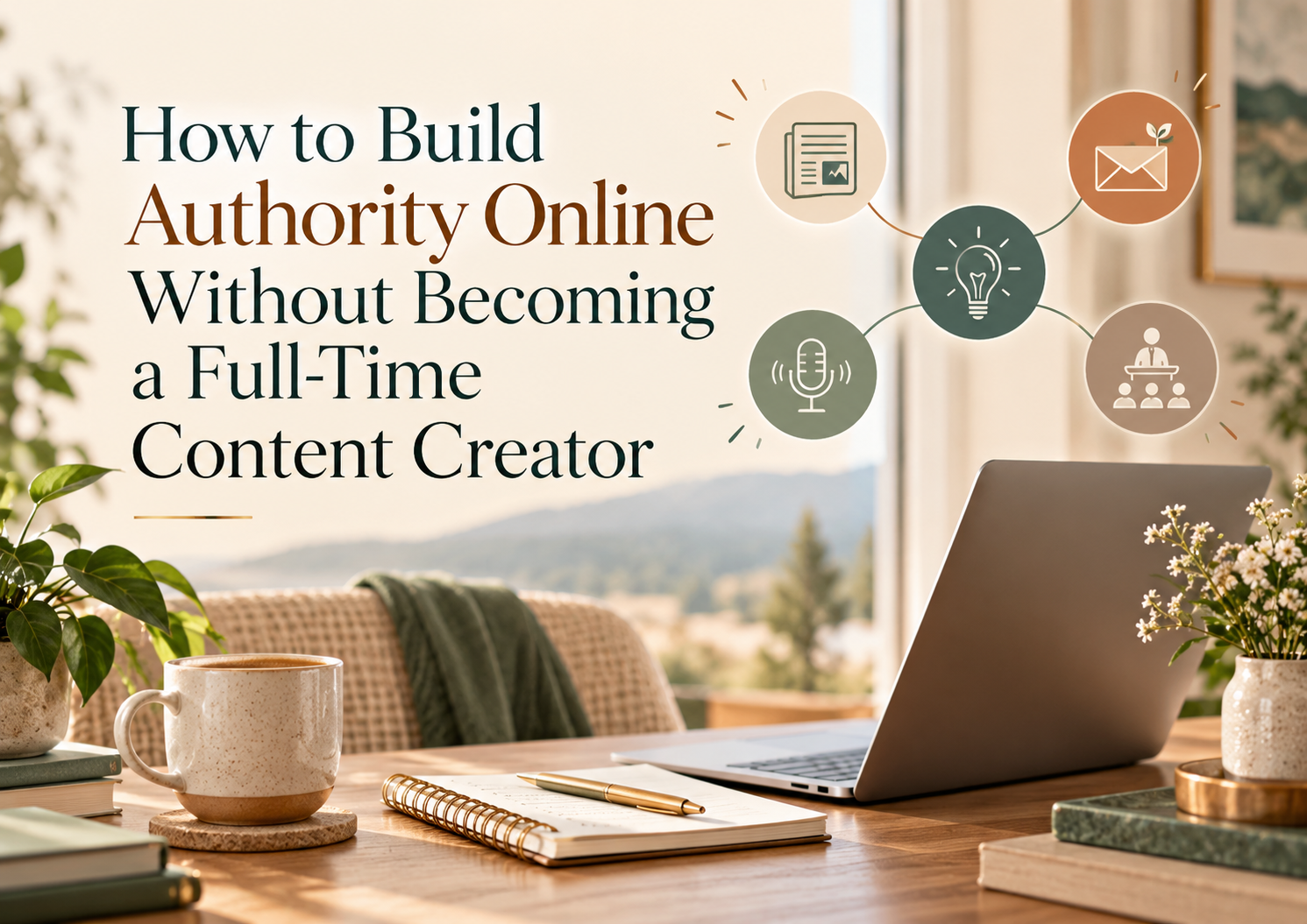How to Build Authority Online Without Becoming a Full-Time Content Creator